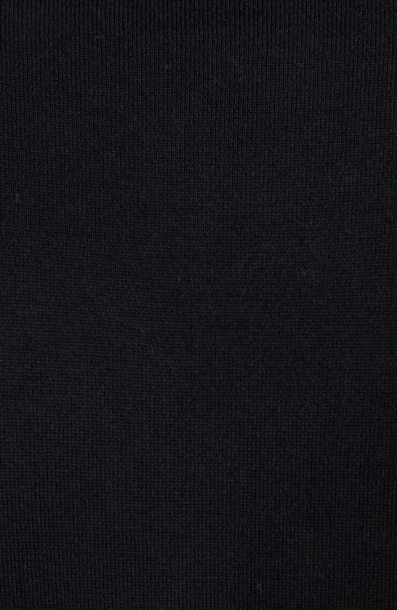 Dries Van Noten Muano Merino Wool Polo Sweater, Alternate, color, Black