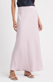 BOSS Visos Satin Maxi Skirt