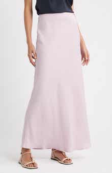 Visos Satin Maxi Skirt