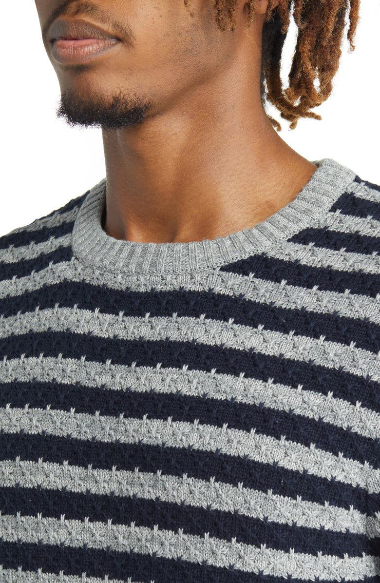 The Normal Brand Cotton Piqué Sweater, Alternate, color, 