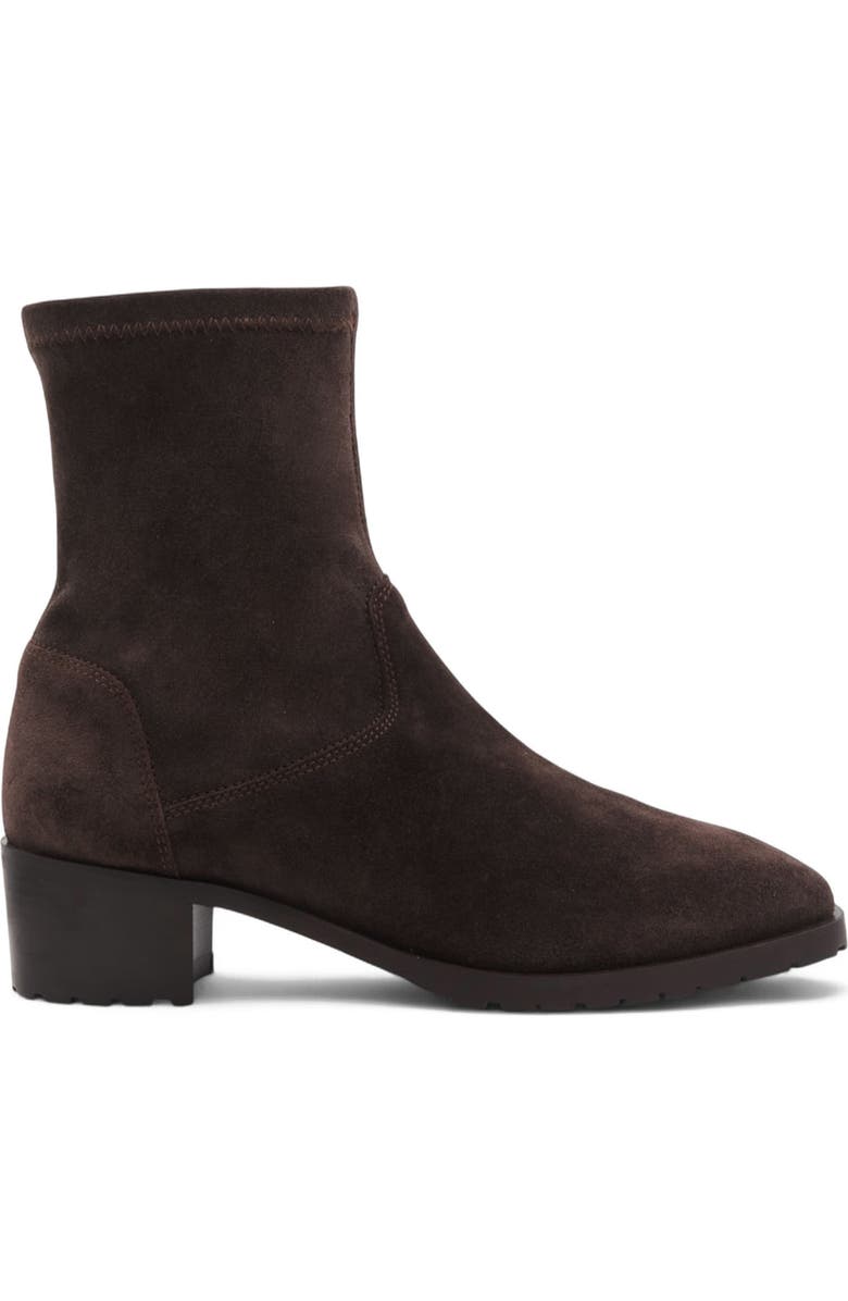 Aquatalia Roza Weatherproof Sock Bootie, Alternate, color, Mocha Suede