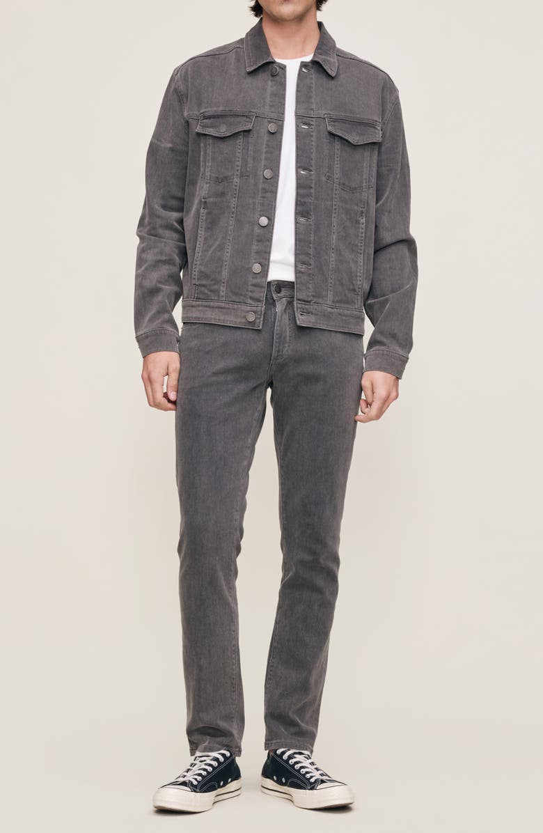 DL1961 Vaughn Denim Trucker Jacket, Alternate, color, Weathered Grey