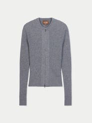 Gobi Cashmere Cashmere Two-Way Zip Cardigan