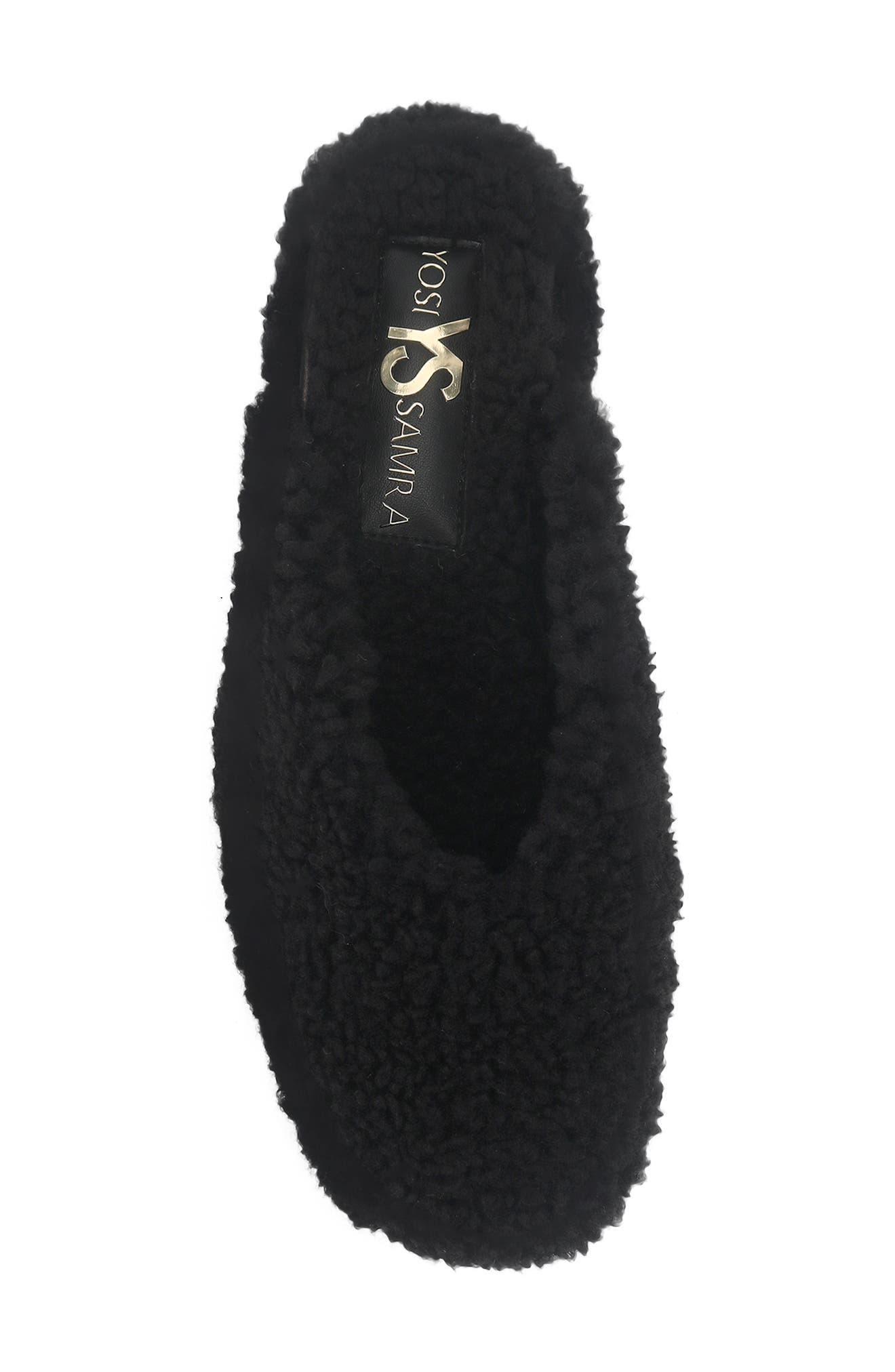 Yosi Samra Jessy Faux Shearling Scuff Slipper, Alternate, color, 