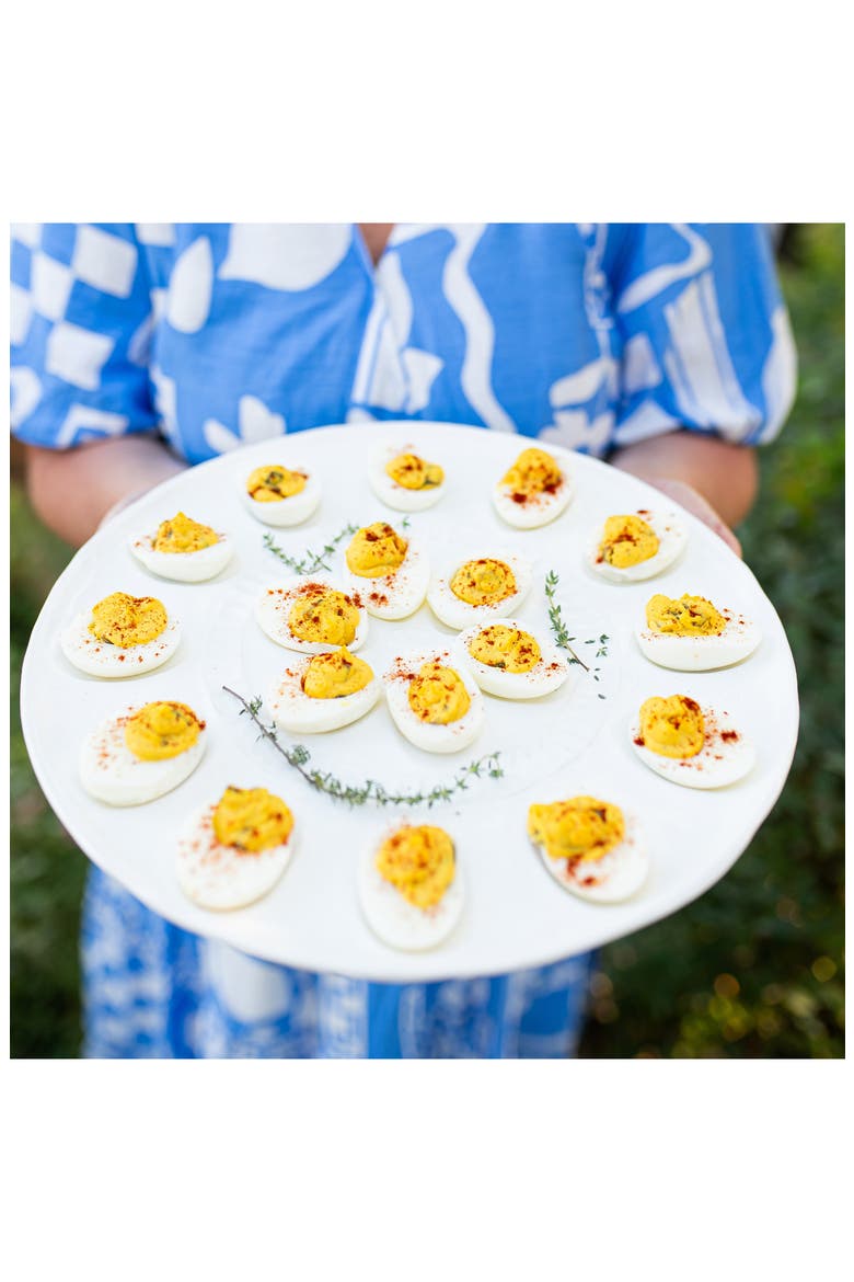 Pietri Serena Deviled Egg Tray, Alternate, color, WHITE