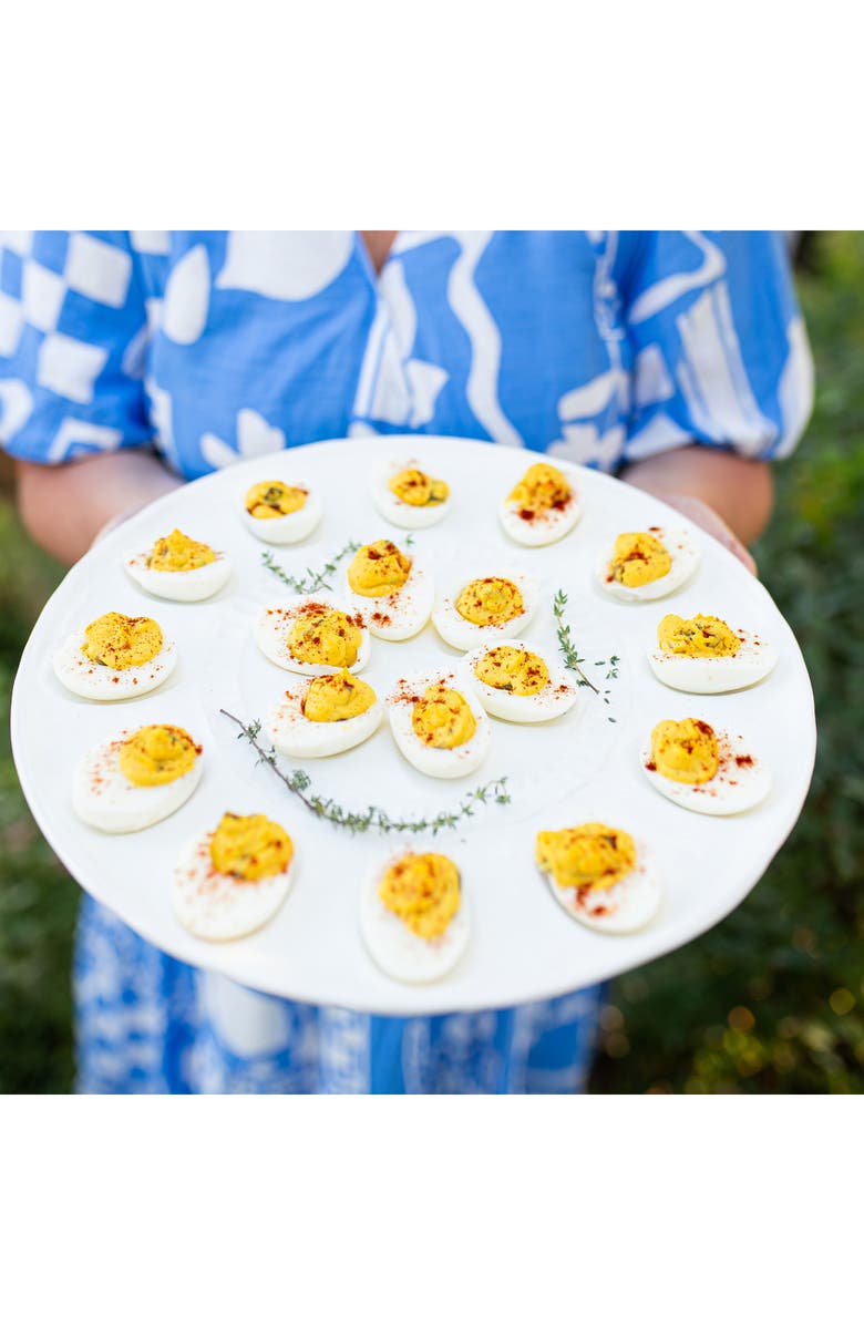 VIETRI Pietri Serena Deviled Egg Tray, Alternate, color, White