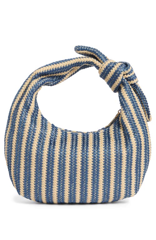 Urban Expressions Handbags Penny Woven Shoulder Bag In Blue