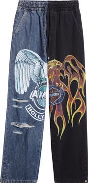 AMIRI Spliced Baggy Jeans