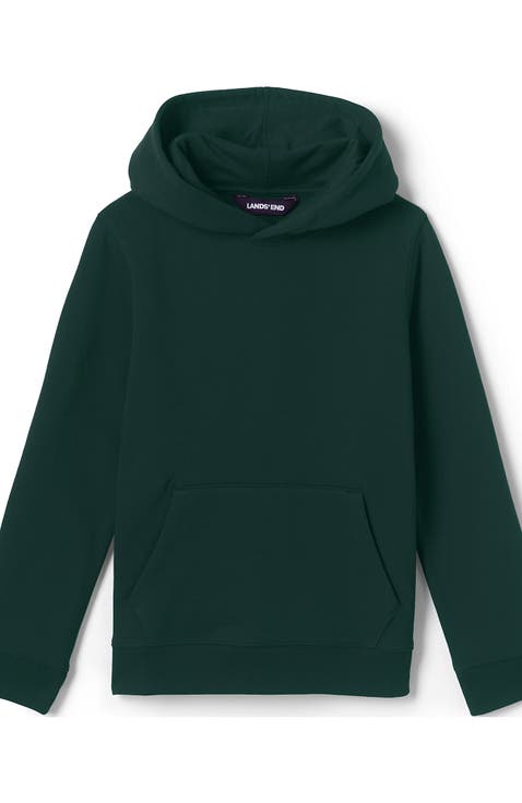 Lands' End オリーブグリーン スウェットシャツ M Lands' End Pullover Sweatshirt Mens Small Solid Green Fleece
