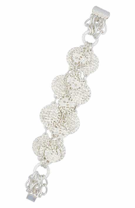 Karine Sultan Coin Charm Bracelet