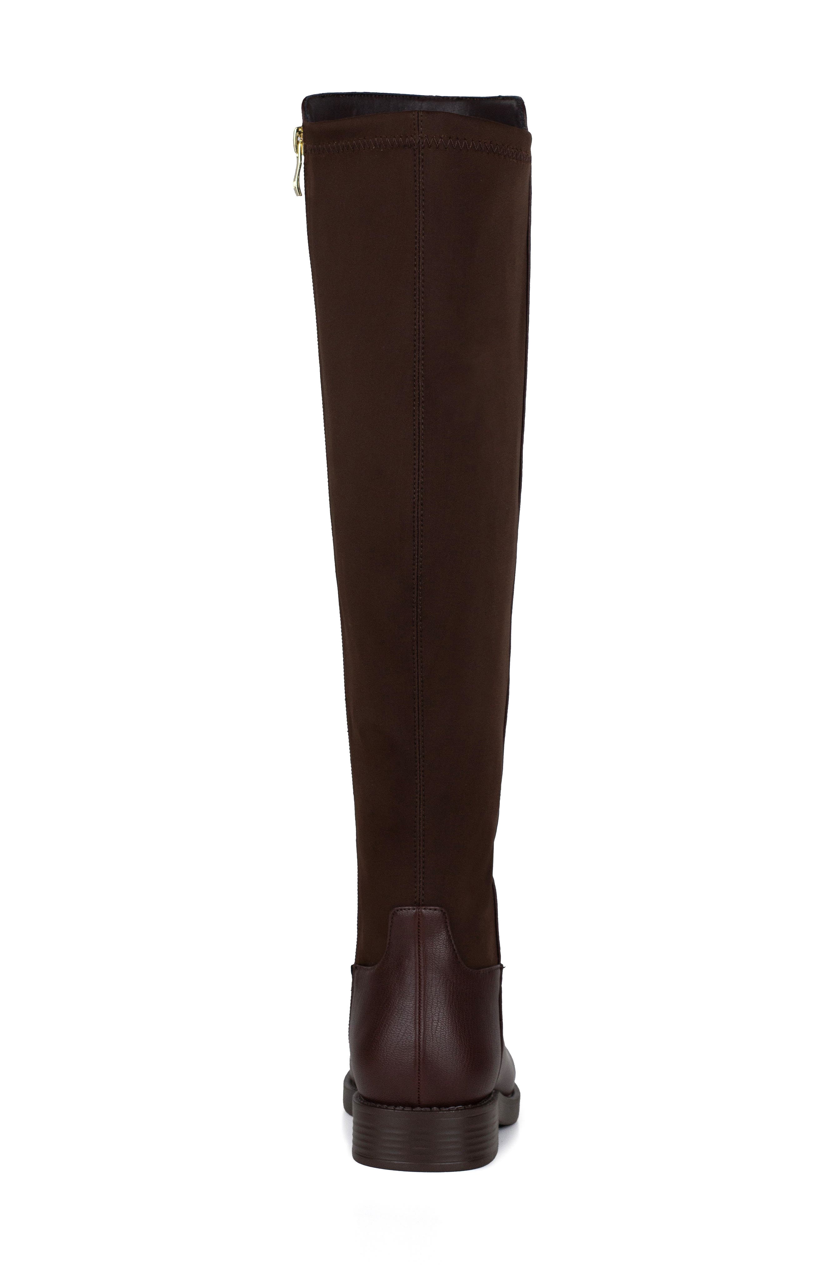 Crush Knee High Boot, Alternate, color, BROWN