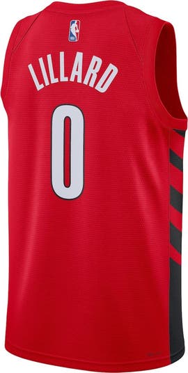 Red Jordan swingman jersey store Lillard Damion