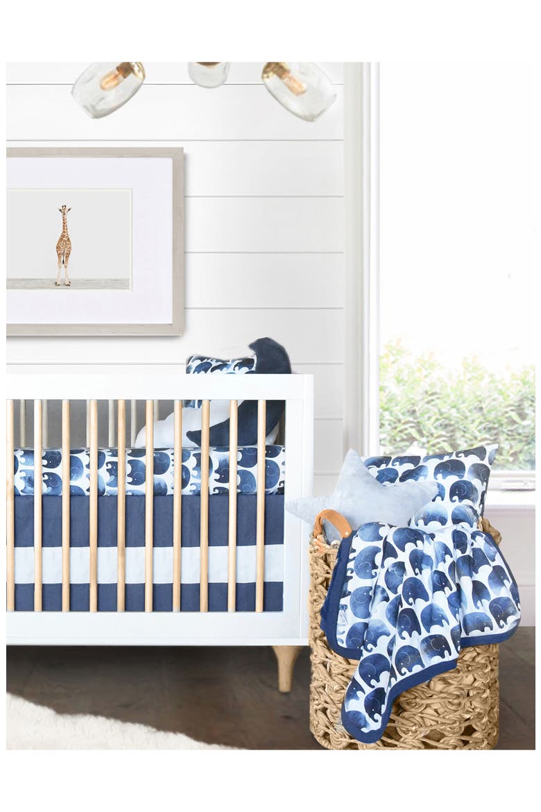 Elefant Jersey Crib Sheets, Alternate, color, ELEFANT