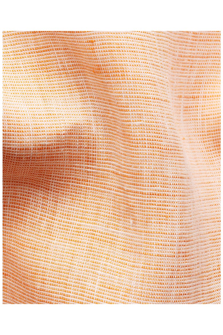 Regular Fit Linen Dress Shirt, Alternate, color, MEDIUM ORANGE