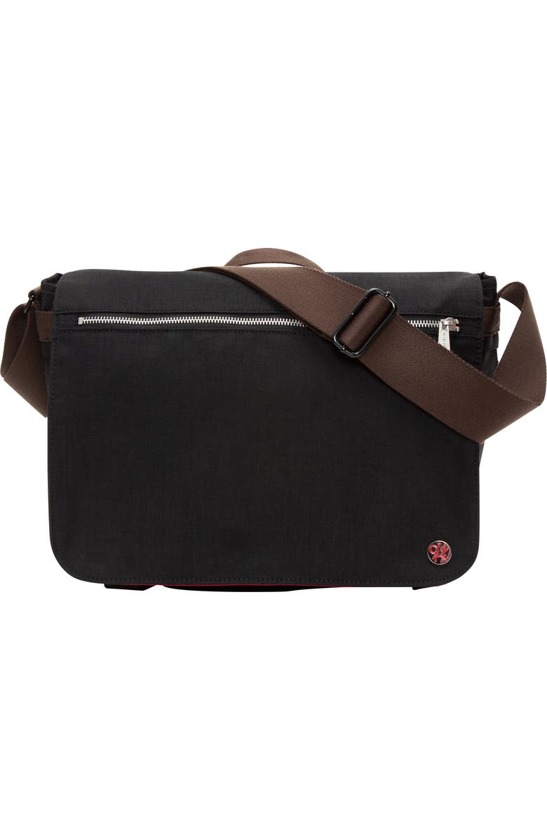 Token Waxed Nylon Whitehall 15" Laptop Bag, Main, color, Black