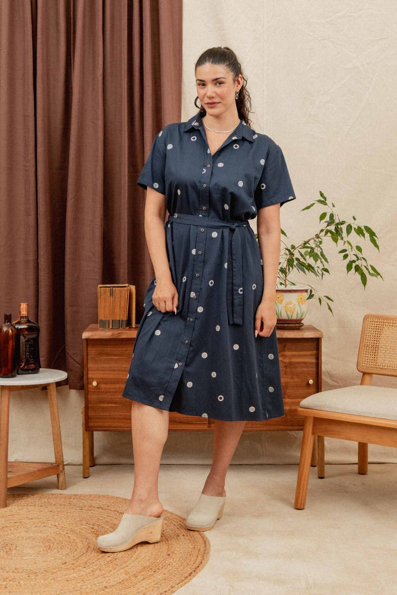 Sylvie Dress, Alternate, color, Lunar Polka