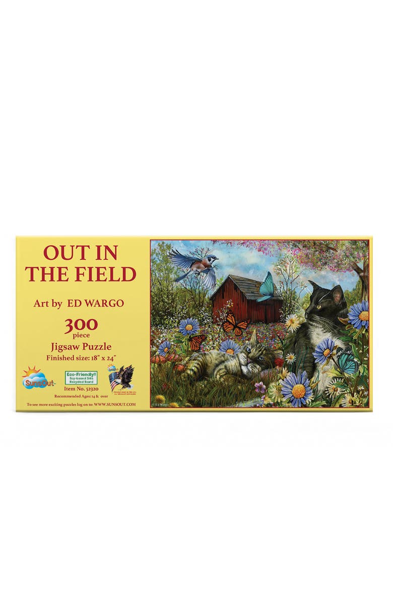 Sunsout Out in the Field 300 piece Jigsaw Puzzle for Adults, Alternate, color, Multicolor