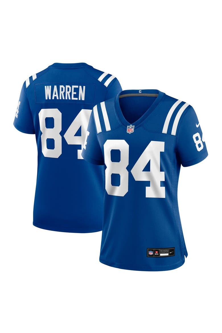 Women's Nike Tyler Warren  Royal Indianapolis Colts  Game Jersey, Main, color, Royal