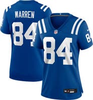 Nike Women's Nike Tyler Warren  Royal Indianapolis Colts  Game Jersey