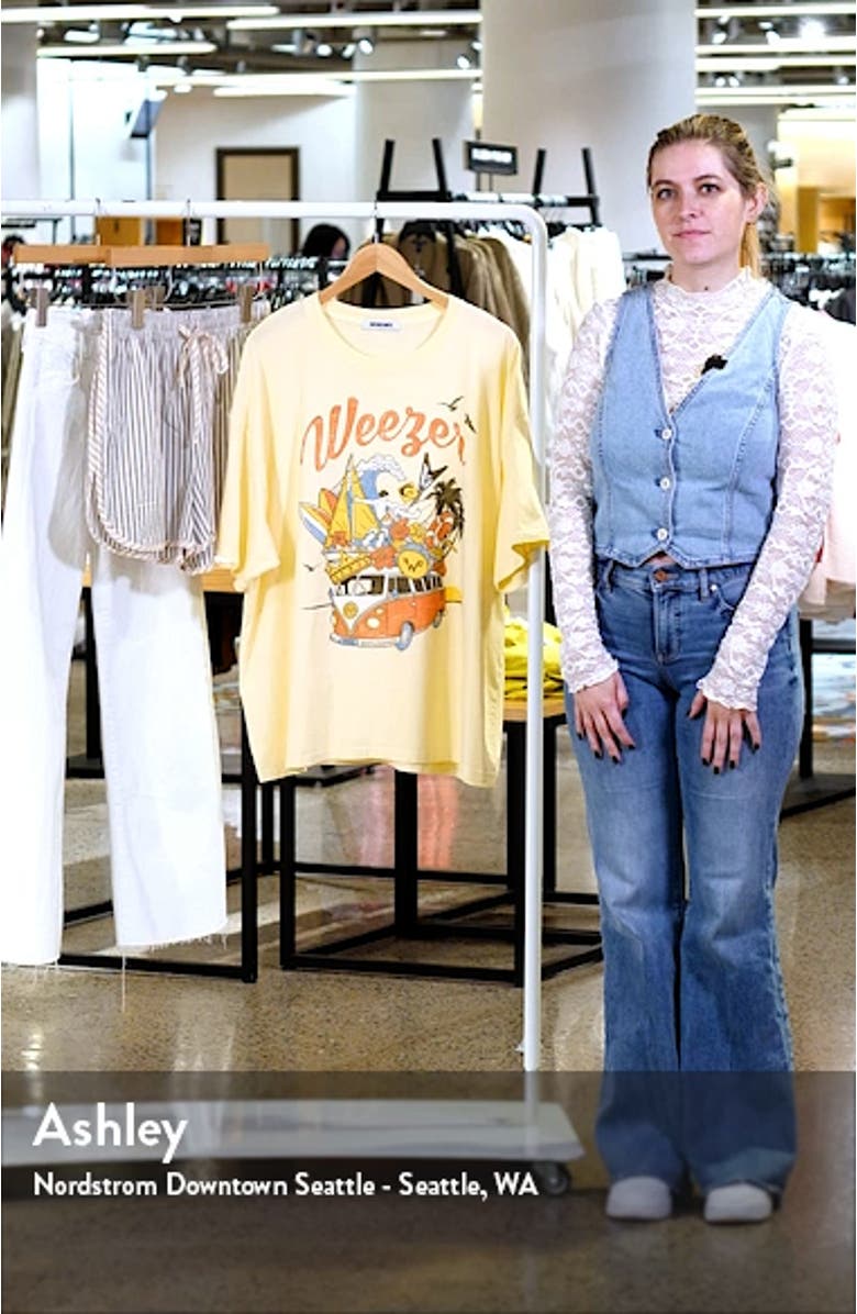 Weezer Collage Cotton Graphic T-Shirt, sales video thumbnail