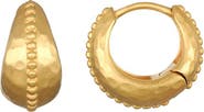 Satya Jewelry Little Joys Dot Huggie Hoop Earrings