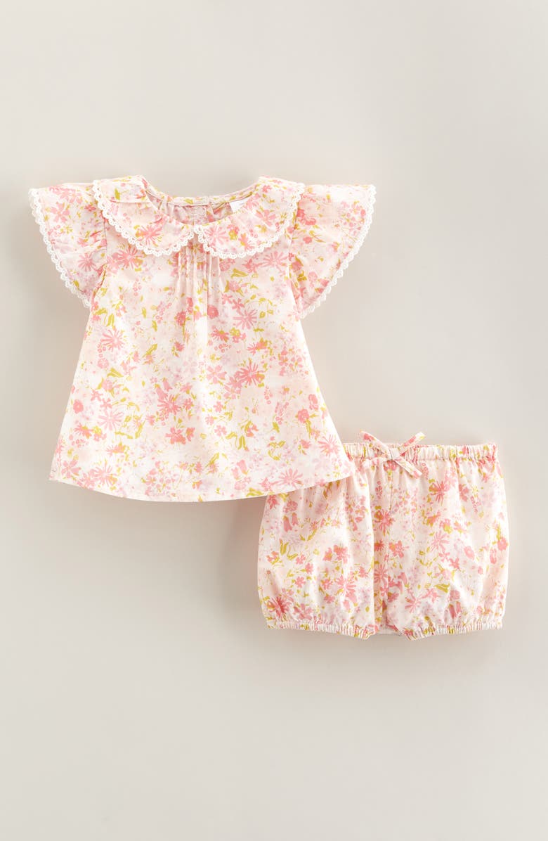 Nordstrom Flutter Top & Bloomers Set, Main, color, Pink Pretty Terrace Floral