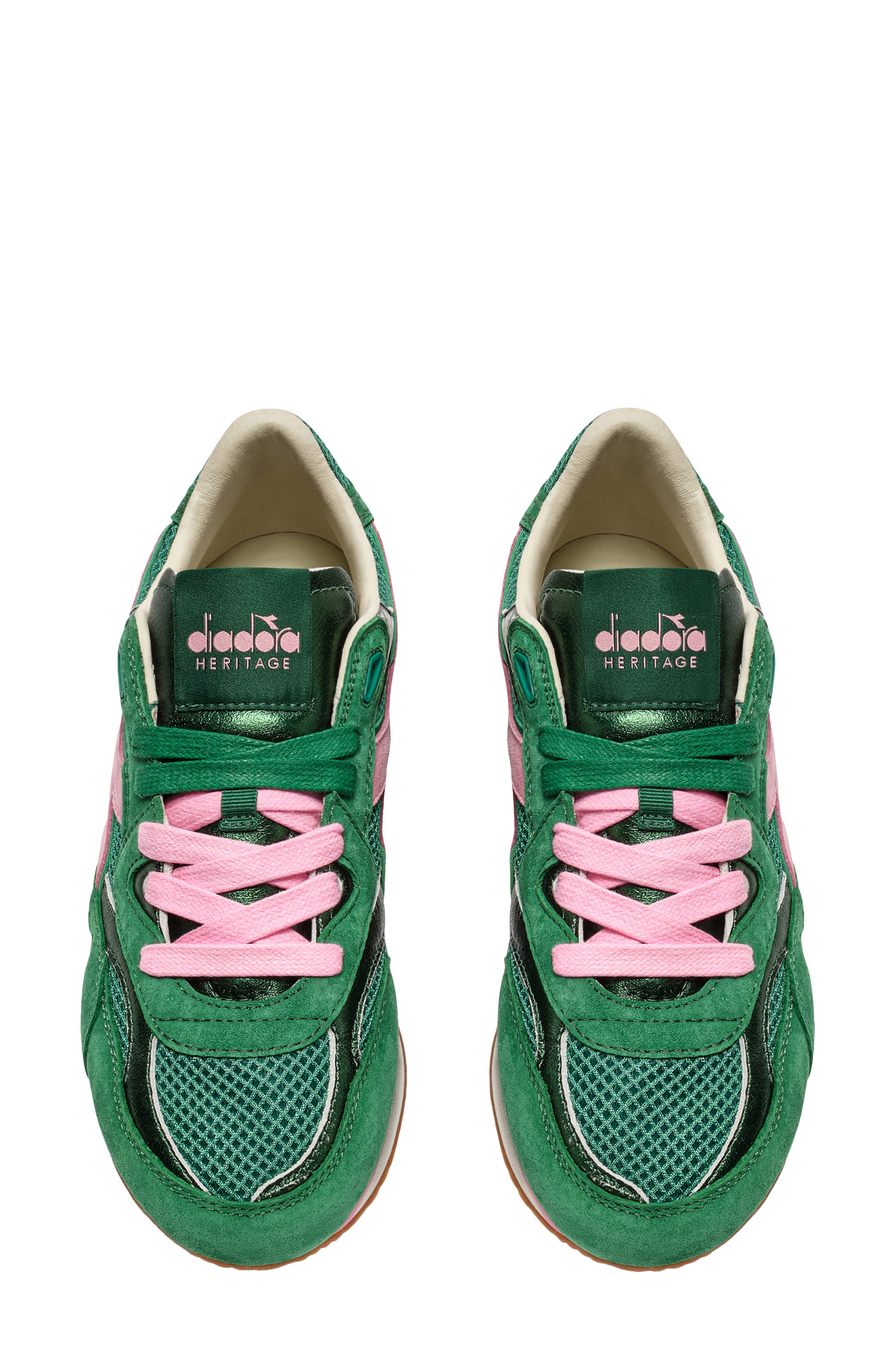 Diadora Gender Inclusive Equipe Revenge Sneaker, Alternate, color, Bosphorus Green