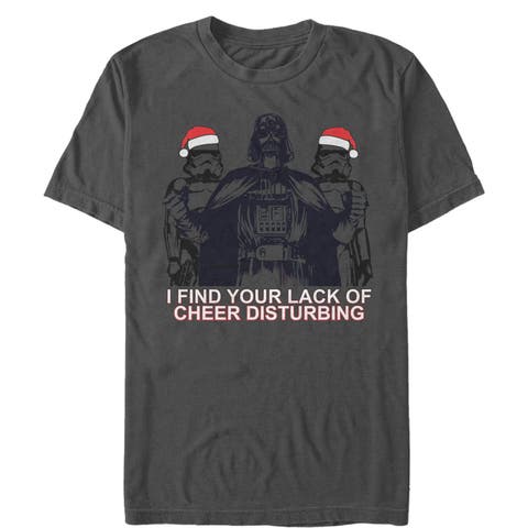 Men's Star Wars Darth Vader Stormtrooper Holiday Spirit  Graphic T-Shirt