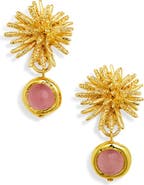 Karine Sultan Starburst Clip-On Drop Earrings