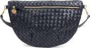 Clare V. Medium Grande Fanny Woven Leather Belt Bag