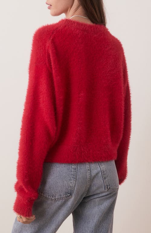 Marine Layer Teddy Eyelash Crop Sweater
