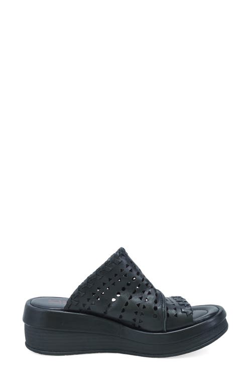 As98 A.s.98 Sturgis Wedge Sandal In Black