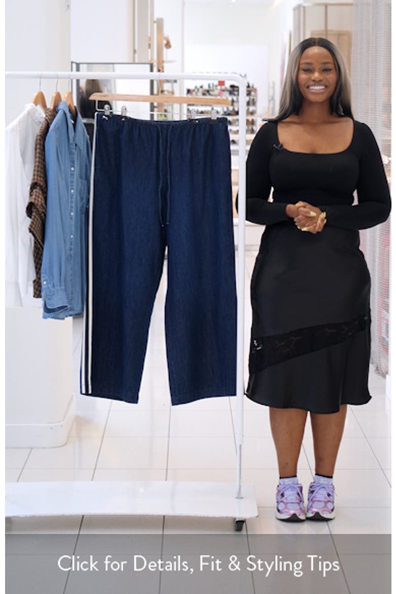 Wide Leg Chambray Pull On Pants video