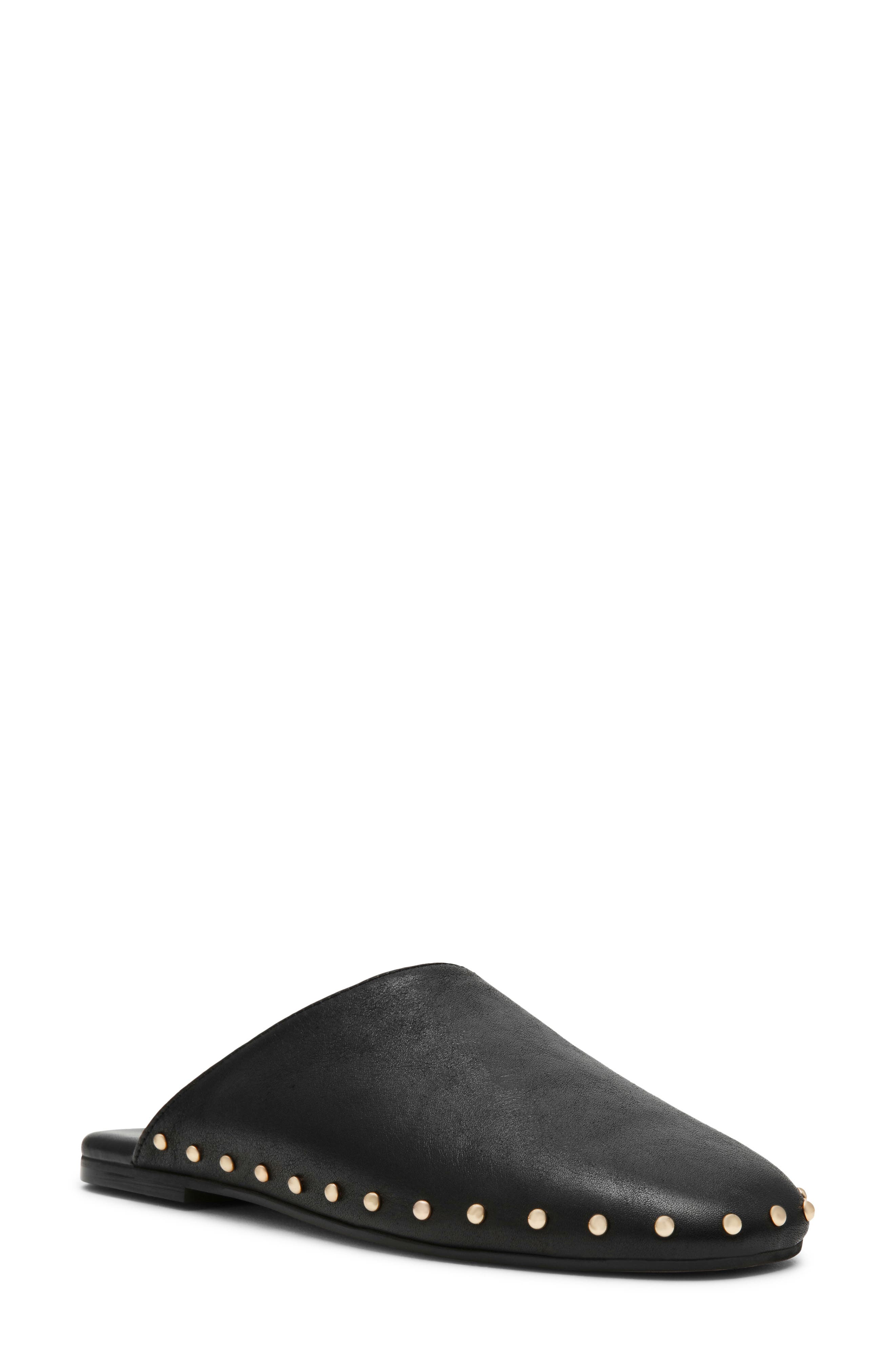 Steve Madden Pearson Mule, Main, color, Black Leather