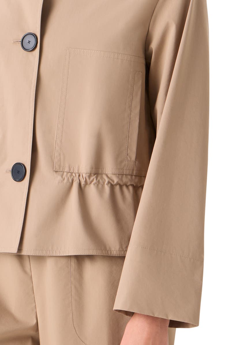 Akris punto Tech Crop Jacket, Alternate, color, Beige