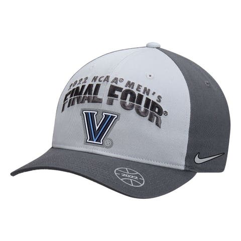 Men's Nike Gray Villanova Wildcats 2022 NCAA Men's Basketball Tournament March Madness Final Four Regional Champions Locker Room Classic 99 Adjustable Hat