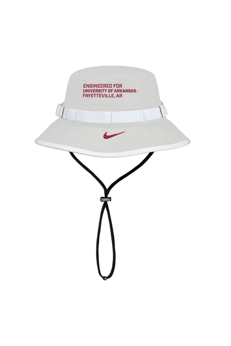 Men's Nike  Gray Arkansas Razorbacks 2025 On-Field Boonie Performance Bucket Hat, Alternate, color, Gray