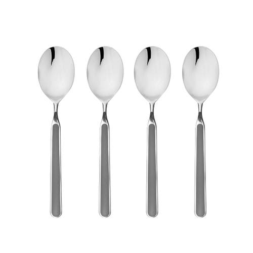 Mepra Fantasia American Coffee Spoon Set In Gray