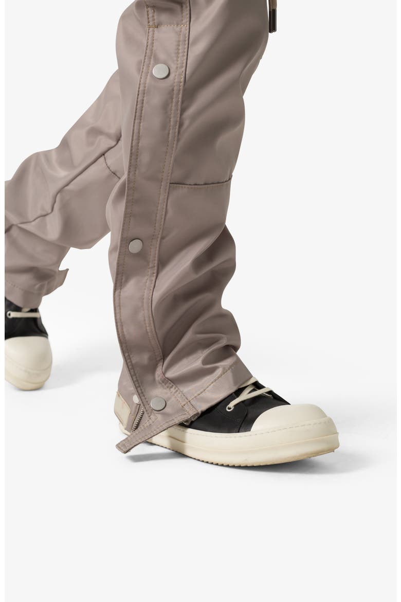 Side Snap Nylon Cargo Pants, Alternate, color, GREY