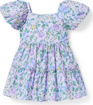 Janie and Jack Floral Puff Sleeve Dress