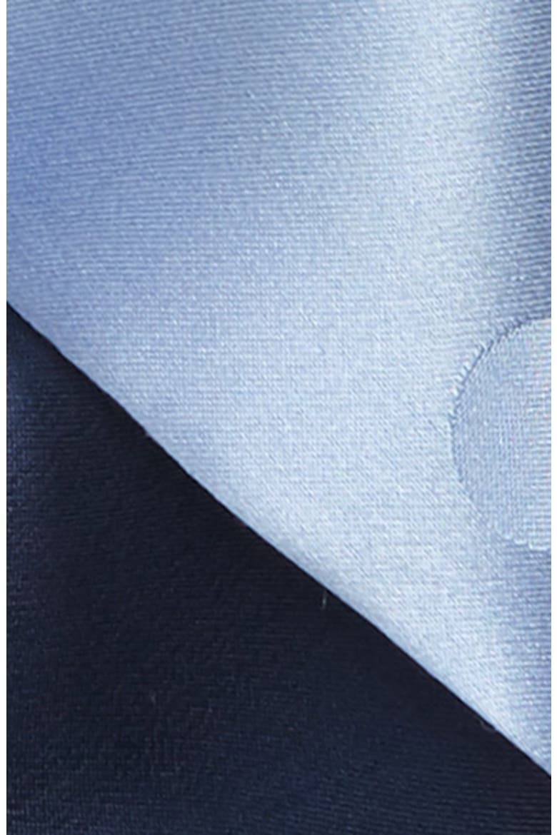 x Atlantic-Pacific Double Sided Silk Jacquard Scarf, Alternate, color, BLUE COMBO