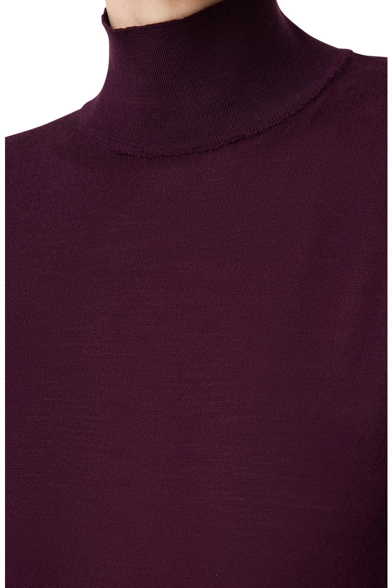 Featherweight Turtleneck, Alternate, color, PLUM
