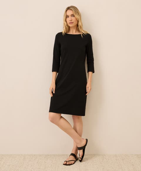 Organic Cotton Softspun Boat Neck Dress