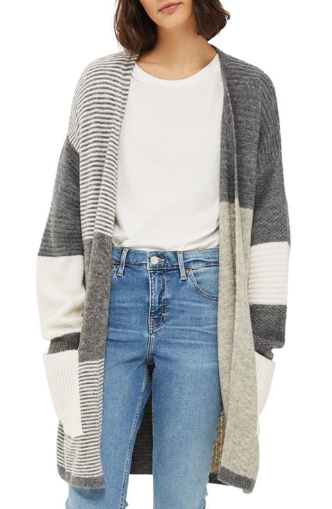 Patchwork Marled Cardigan