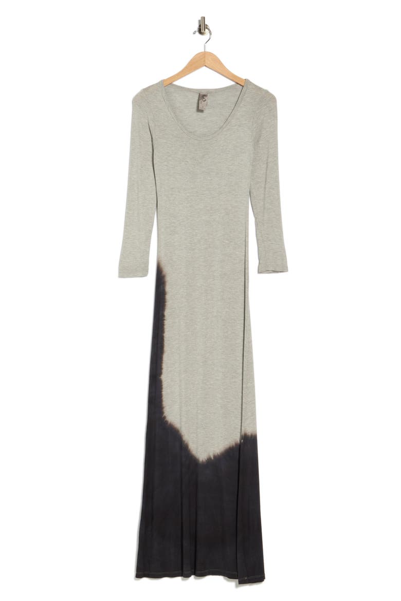 Long Sleeve Maxi Dress, Alternate, color, GREY