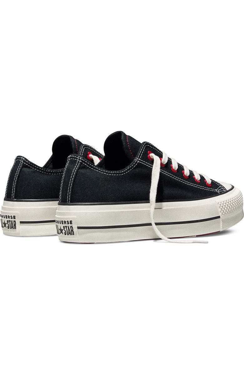 Converse Chuck Taylor All Star Lift Low Top Platform Sneaker, Alternate, color, Black/Egret/Days Ahead
