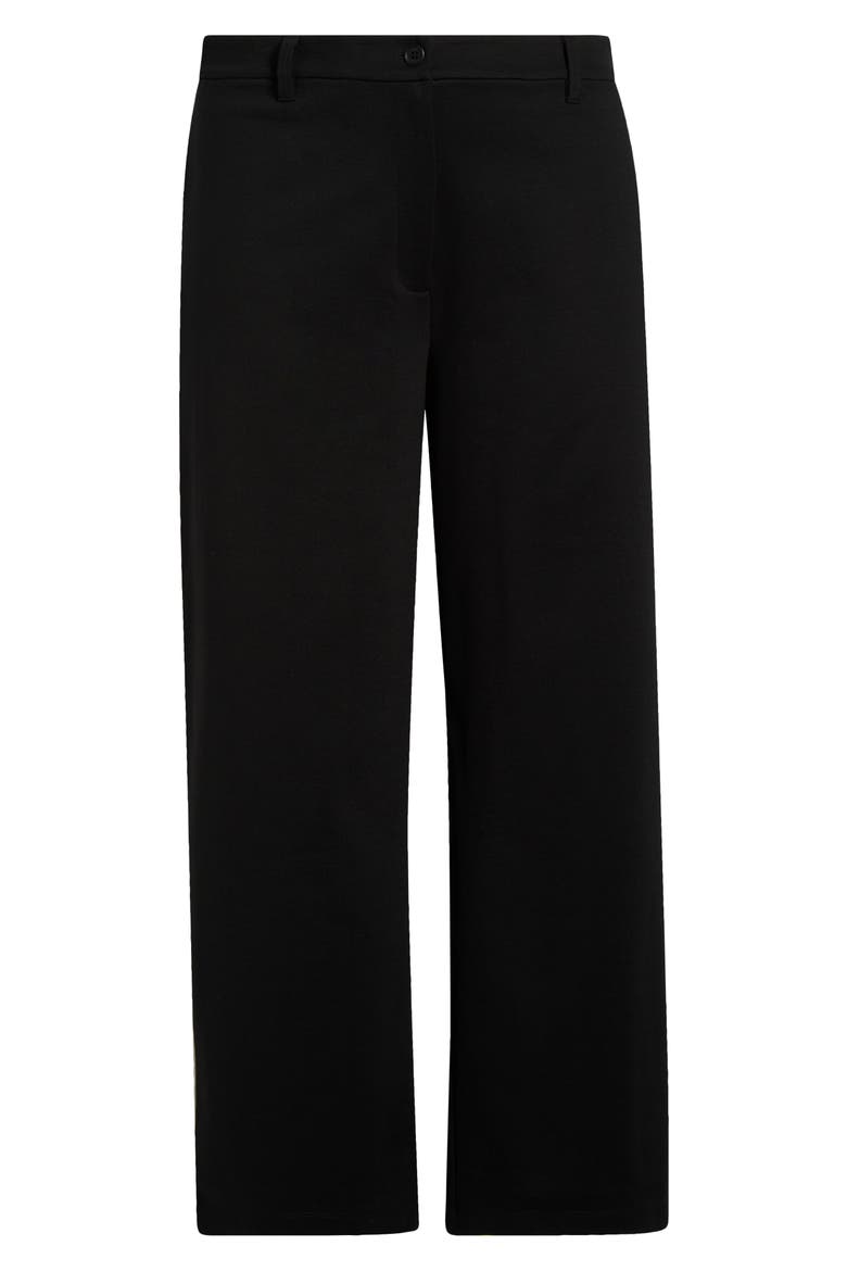 High Waist Wide Leg Pants, Alternate, color, BLACK