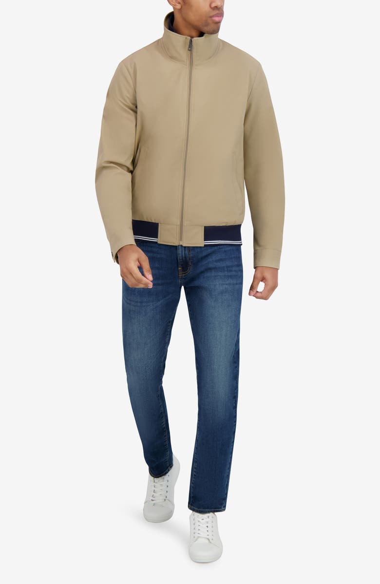 Nautica Bomber Jacket, Alternate, color, Coriander