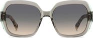Kate Spade New York norina 57mm gradient square sunglasses