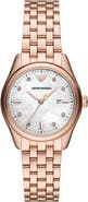 Emporio Armani Three-Hand Date Bracelet Watch